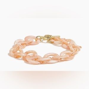 Pink Cable Chain Bracelet
